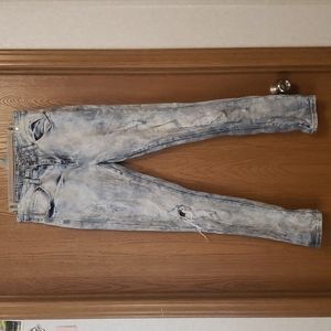 Rue21 premium mens stonewashed skinny jeans size 30/32